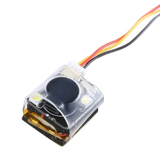 IFlight YR50B _ S Finder Buzzer 100dB BB Ring Luz LED Alarma 100 Decibelios Programable BF F7 para Dron FPV